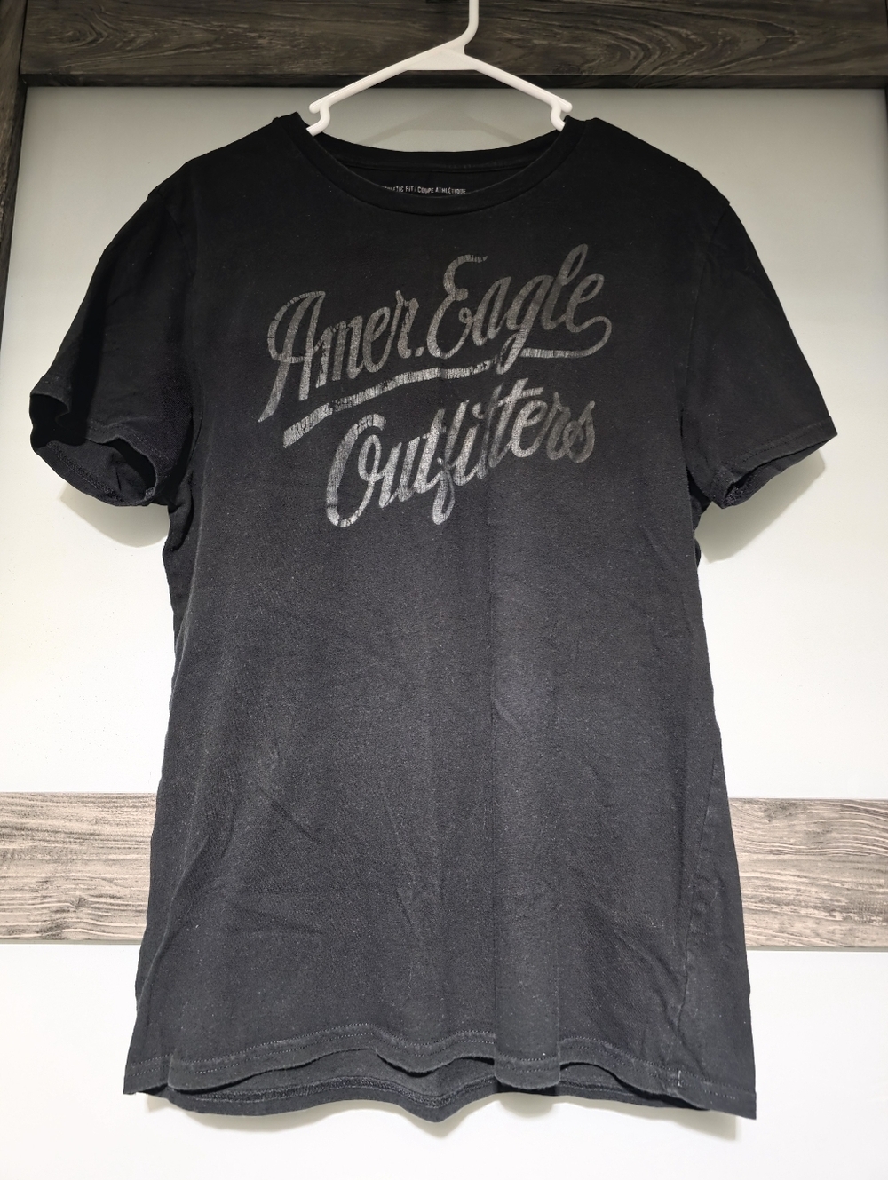 American Eagle Outfitters Men’s Athletic Fit Graphic T-Shirt Black Size M/M